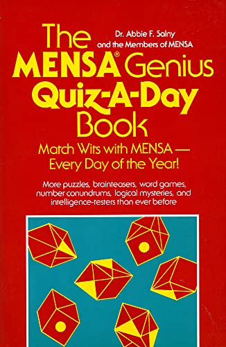 The Mensa Genius Quiz-A-Day Book von Da Capo Press